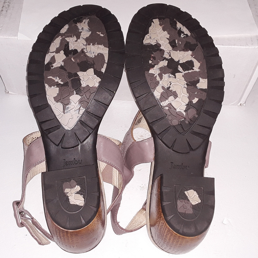 Jambu Sunstone Leather Heeled Sandals - 11 M - EUC - Picture 6 of 12